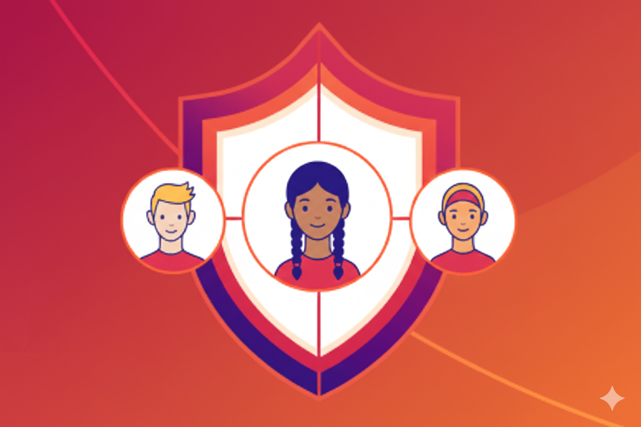 Children learning cyber safety